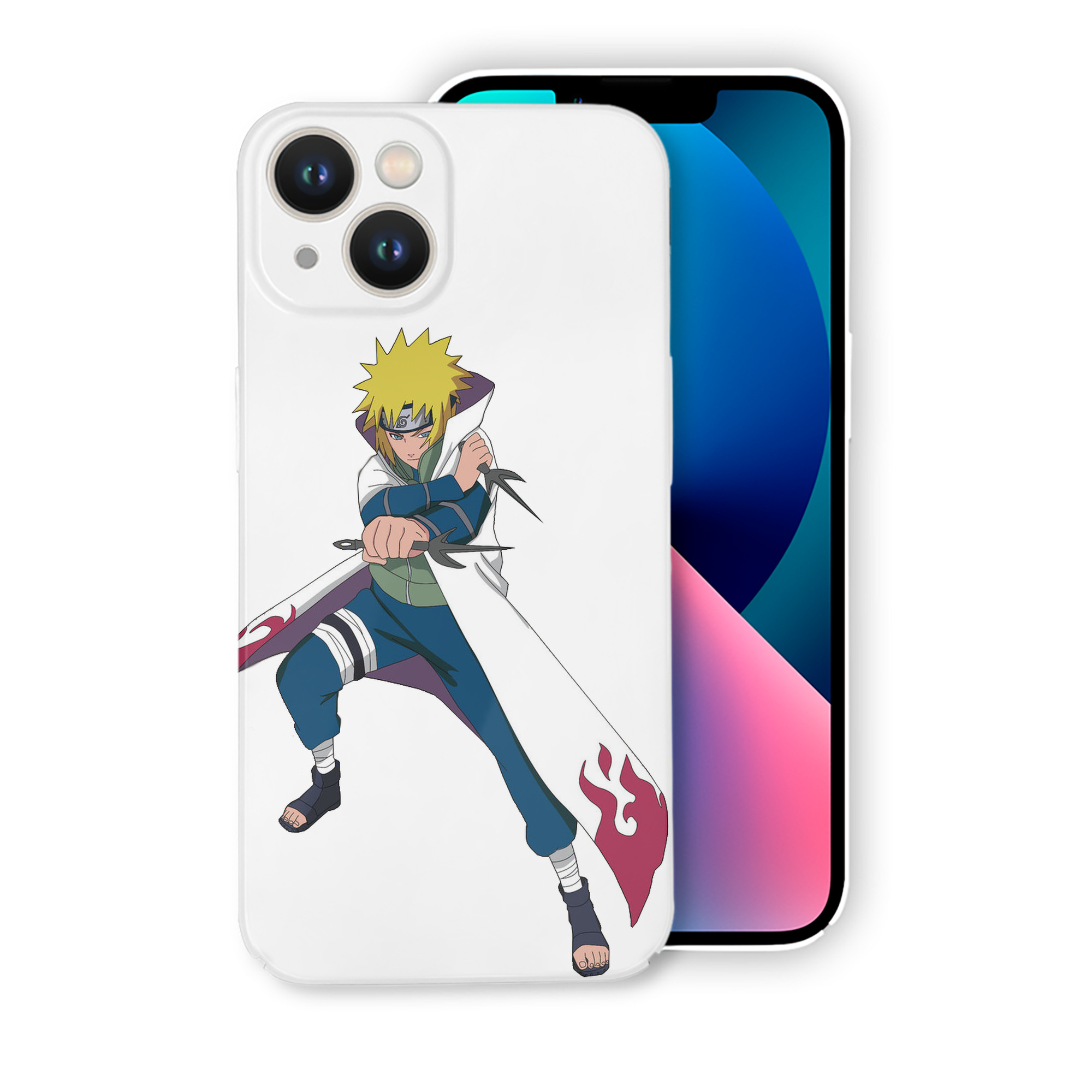 （画像用） NARUTO -ナルト- 波風 ミナト Namikaze Minato 【iPhone 14シリーズ対応】ハードケース
